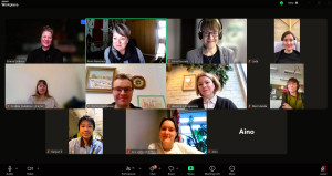 Screen shot of Zoom meeting